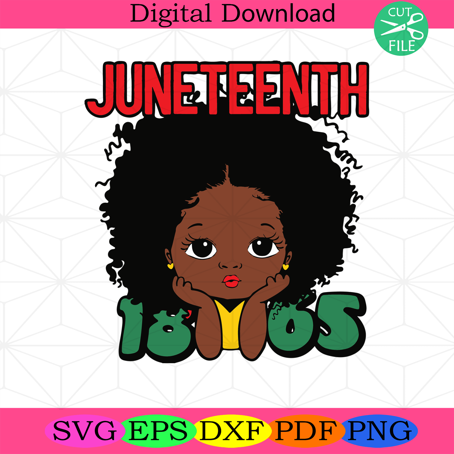 Juneteenth Svg Black Girl Svg Svg Black Girls Magic Svg Silkysvg