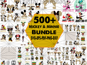 500+ Mickey And Minnie Bundle