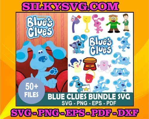 50+ Blues Clues Mega Bundle Svg, Blues Clues Svg