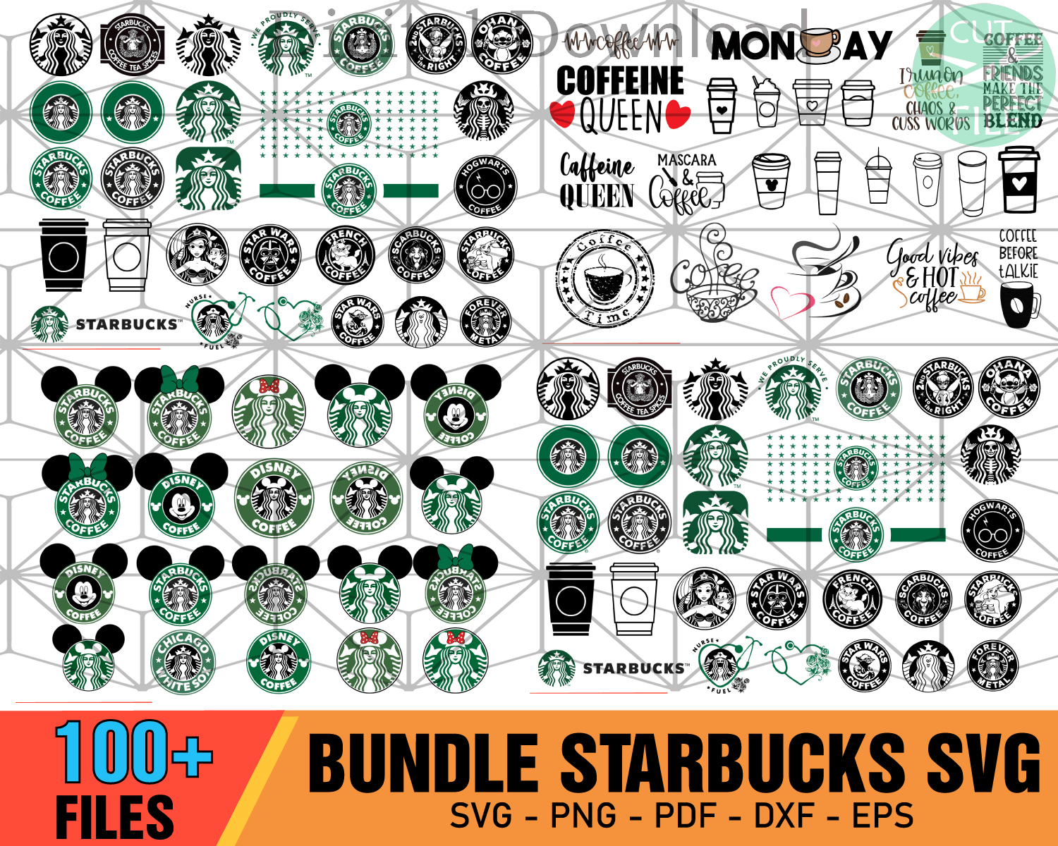 400+ Starbucks Logo Bundle, Wrap Svg, Logo Svg