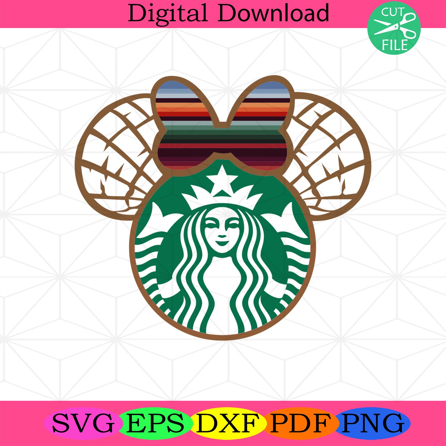 Starbucks Mandala Logo Svg, Starbucks Mandala Svg, Mandala Svg ...